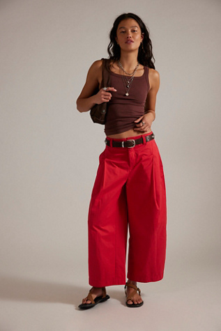 Silverlake Wide-Leg Chino Trousers