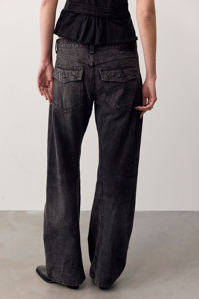 We The Free Highland Low-Rise Twisted Bowed Jeans #3