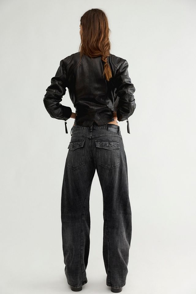 We The Free Highland Low-Rise Twisted Bowed Jeans #3