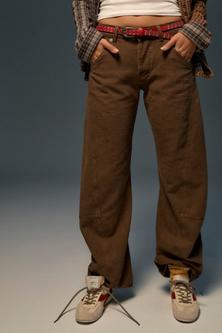 We The Free Highland Low-Rise Twisted Bowed Jeans