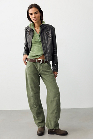 We The Free Highland Low-Rise Twisted Bowed Jeans