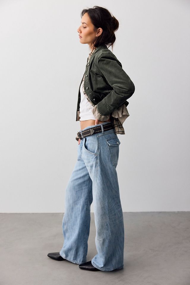 We The Free Highland Low-Rise Twisted Bowed Jeans #3