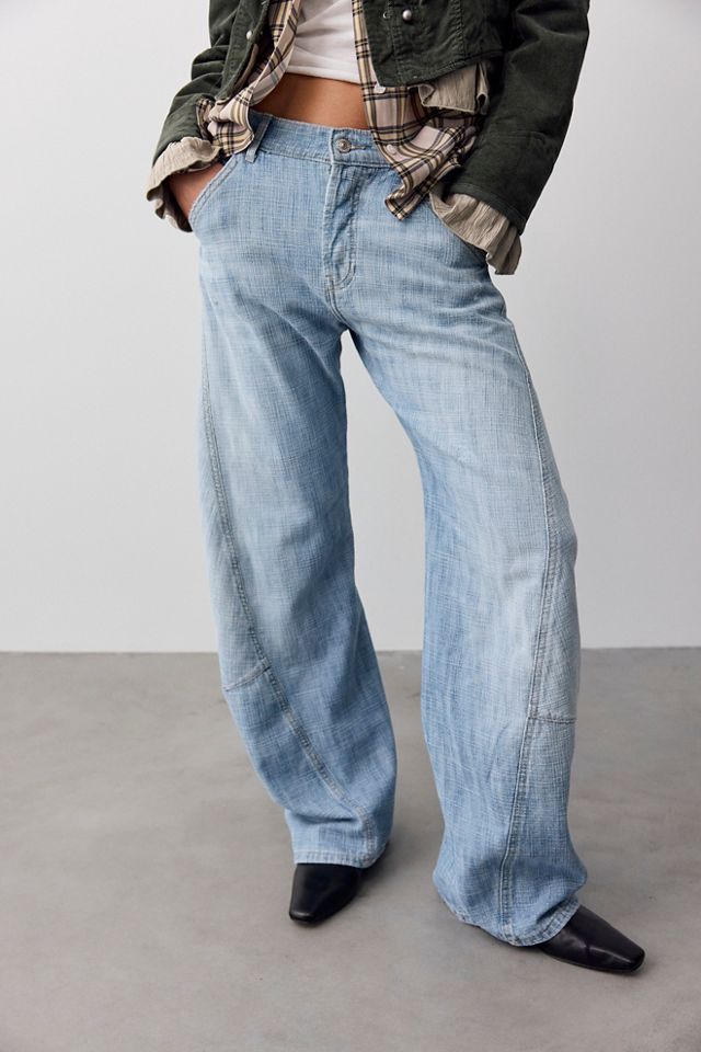 We The Free Highland Low-Rise Twisted Bowed Jeans #2
