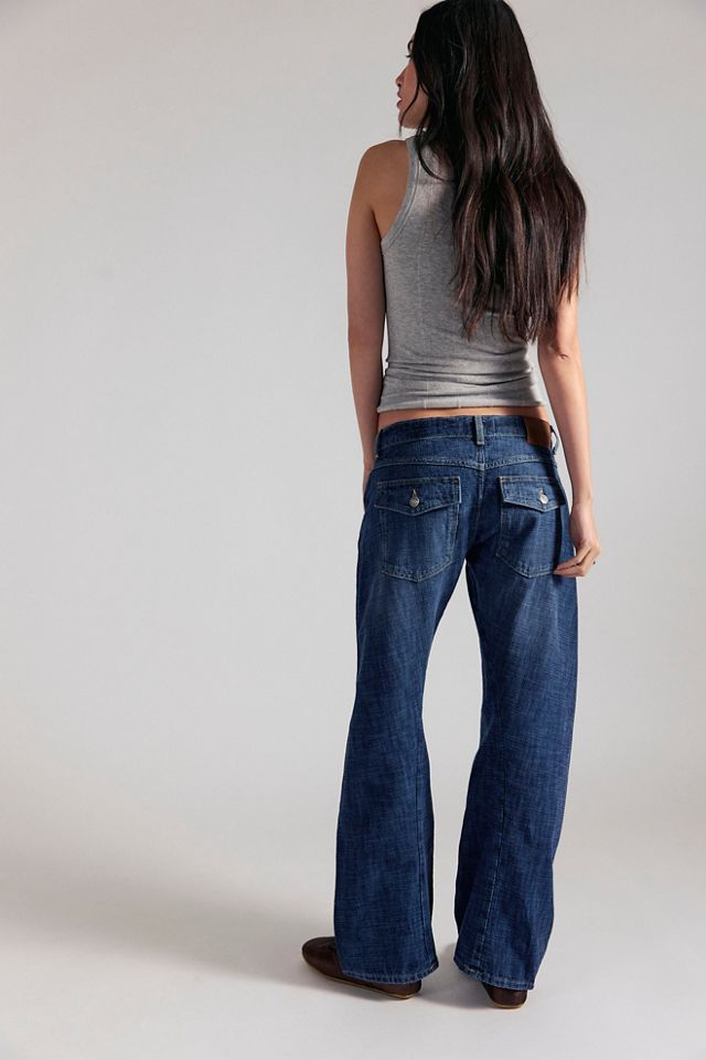 We The Free Highland Low-Rise Twisted Bowed Jeans #3