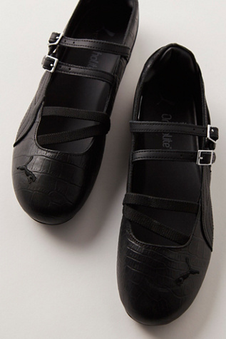 Puma Speedcat Croc Ballet Sneakers at Free People in Black, Size: US 8.5