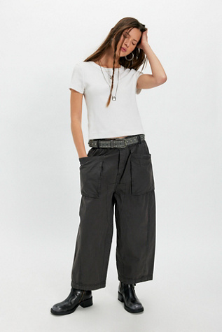 We The Free Costa Pull-On Harem Pants at Free People in Black, Size: M