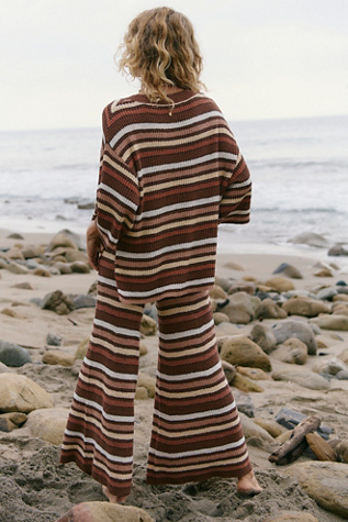 Женские комплекты free-est Over The Rainbow Sweater Set, цвет: Шоколадный комбинированный — фото 2
