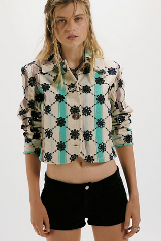 Cassie Mod Jacket by Free People in White, Size: L