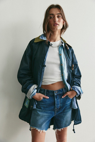 We The Free Captains Utility Jacket at Free People in Blue, Size: S