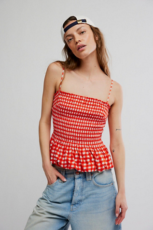 Sundance Tank Top by Free People in Red, Size: XS