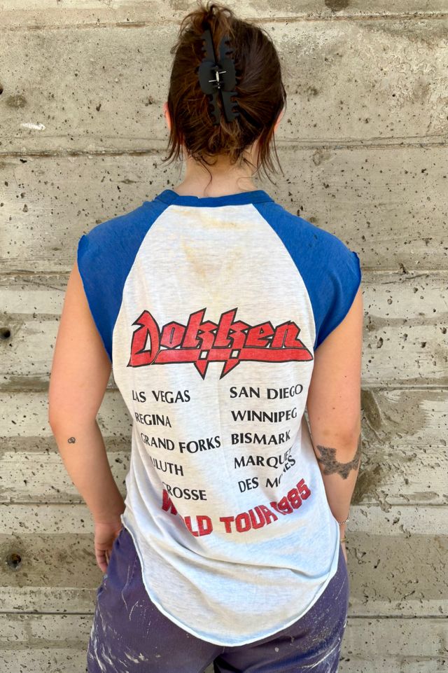 1985 Dokken World Tour Muscle Tee-Shirt Selected by Nomad Vintage #1