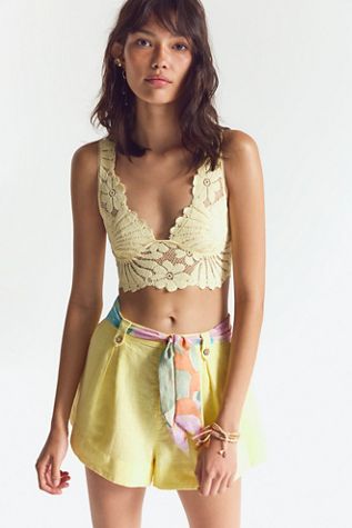 Priya Heart Embroidery Bralette | Free People