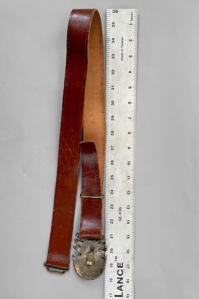 70s Signed Sculptural Brass FishBone Belt Selected by MARMALADE #3