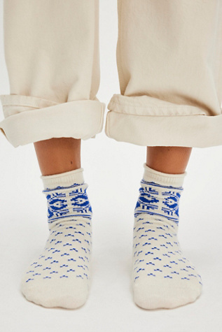 Chaussettes Fairisle en cachemire
