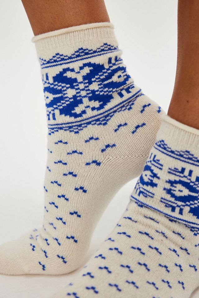 Cashmere Fairisle Socks #1