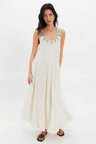 Dahlia Embroidered Tiered Maxi Dress | Free People