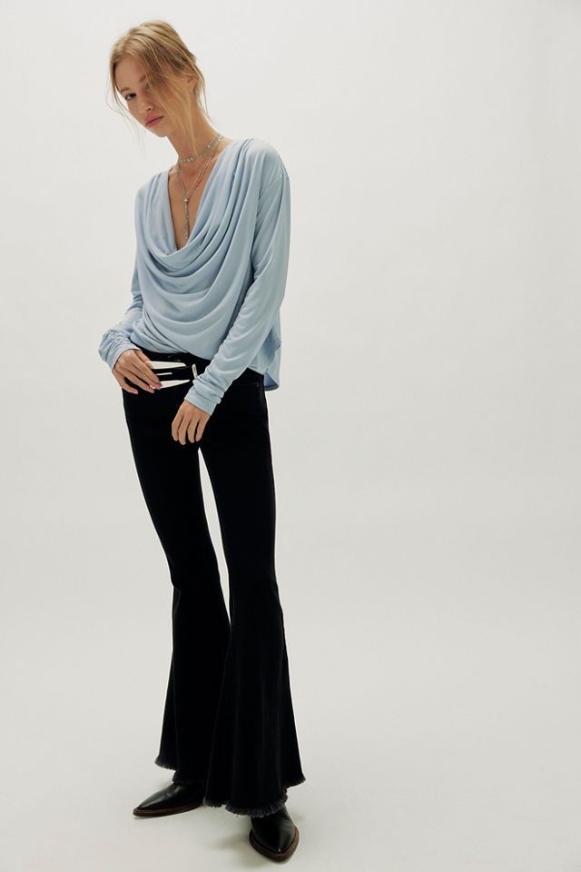 Jane Draped Long Sleeve Top #2