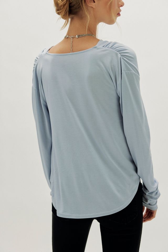 Jane Draped Long Sleeve Top #3