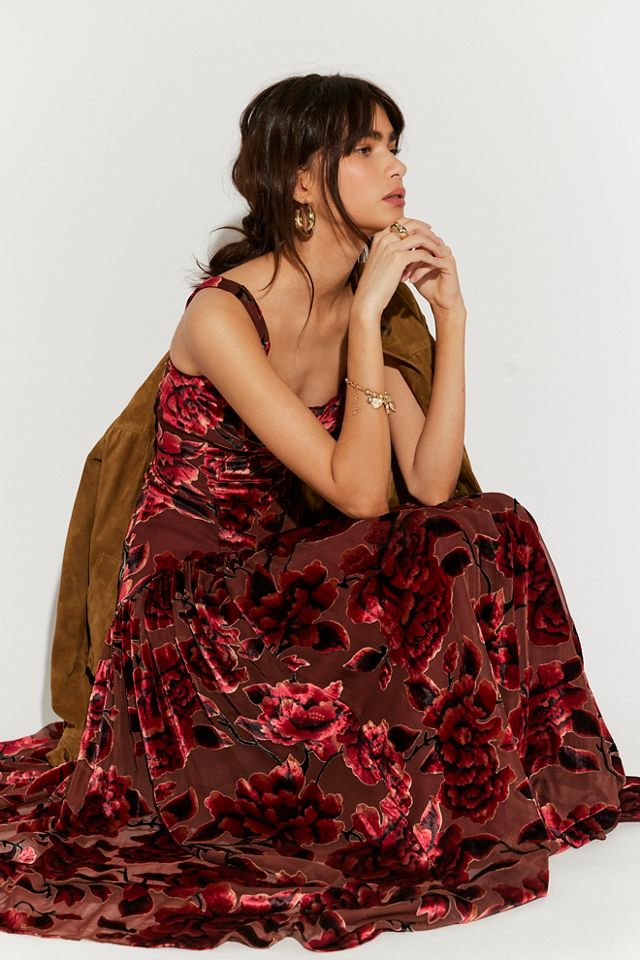 Hutch The Ridge Velvet Maxi Dress #3