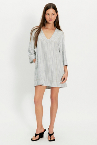 Goldie Mini Dress by Free People in Blue, Size: XS