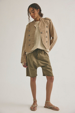 We The Free Sage Harem Shorts at Free People in Brown, Size: US 6