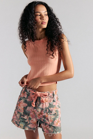 We The Free Moxie Printed Barrel Shorts