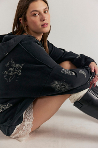 Ragabond Folklore Hoodie at Free People in Black, Size: S