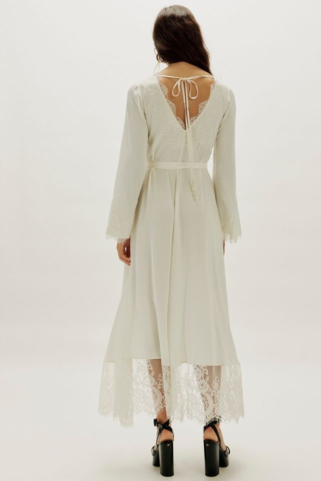 Robe mi-longue portefeuille à manches longues Nigel Preston Soho #1