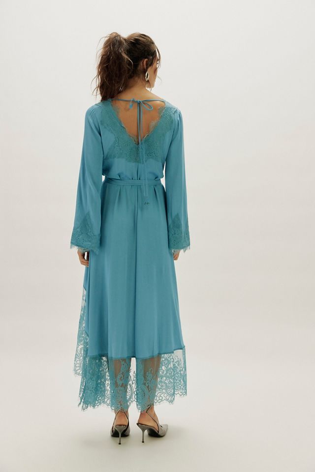 Nigel Preston Soho Wrap Long Sleeve Midi Dress #1