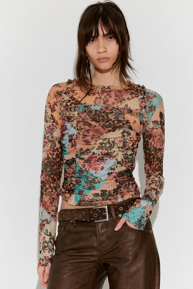 Ariana Long Sleeve Ruched Top #3