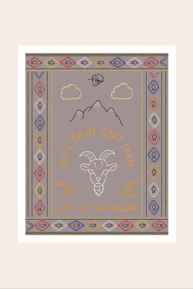 Proud Mary Gold in Goat Fine Art Print #1