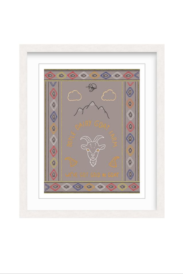 Proud Mary Gold in Goat Fine Art Print #2