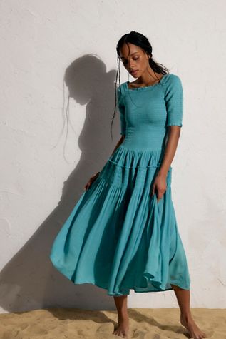 Dahlia Embroidered Maxi Dress | Free People