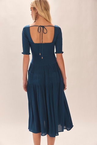 Harlyn Midi Dress by free-est at Free People in Sailor Blue, Size: XS