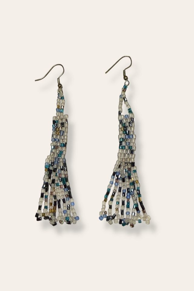 Vintage Beaded Basket Earrings Selected By Afterlife Boutique #1