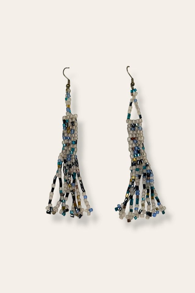 Vintage Beaded Basket Earrings Selected By Afterlife Boutique #2