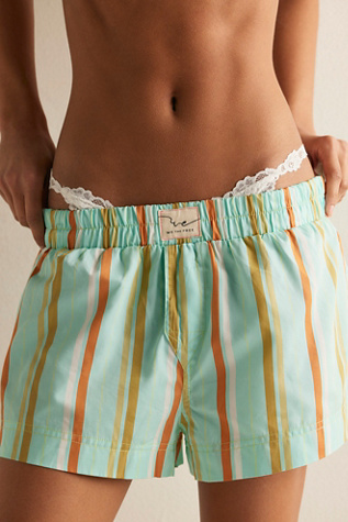 We The Free Day to Day Mini Boxers at Free People in Blue, Size: S