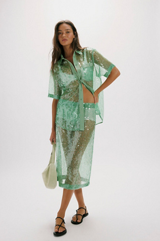 Ensemble jupe midi Luma Blanca Studio