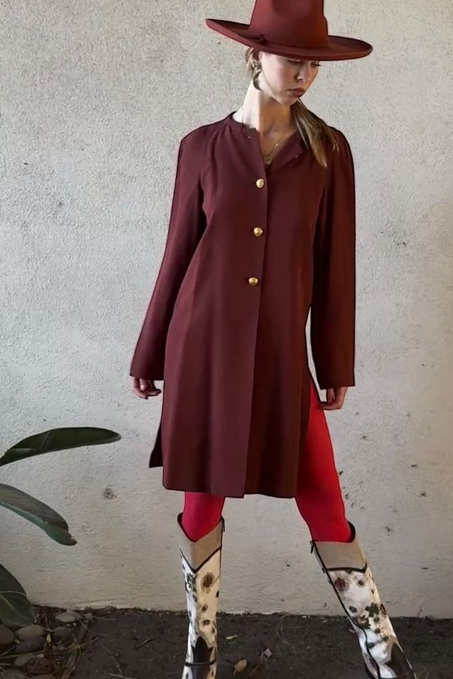 1990s Krizia Tunic Length Minimalist Jacket Selected by Personal Choice #2