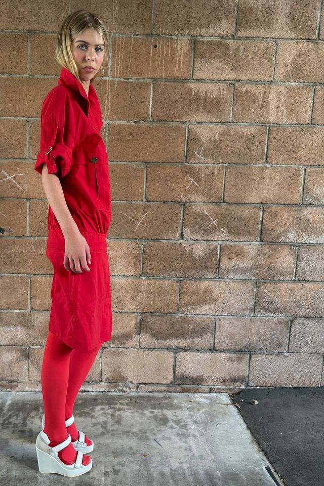 1980s Dropped Waist Safari Dress Selected by Personal Choice #1