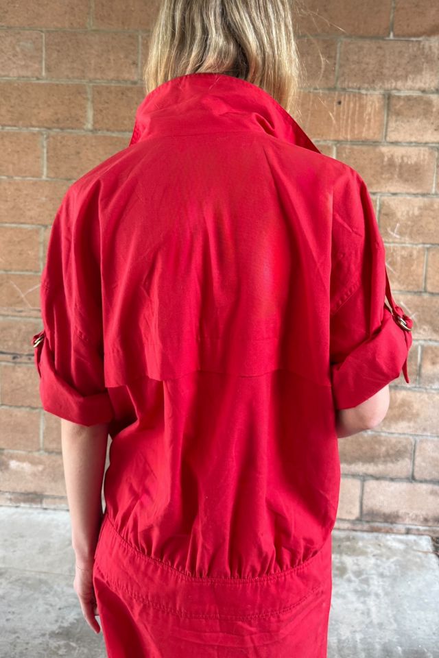 1980s Dropped Waist Safari Dress Selected by Personal Choice #2