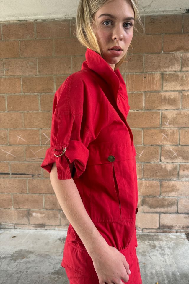 1980s Dropped Waist Safari Dress Selected by Personal Choice #3