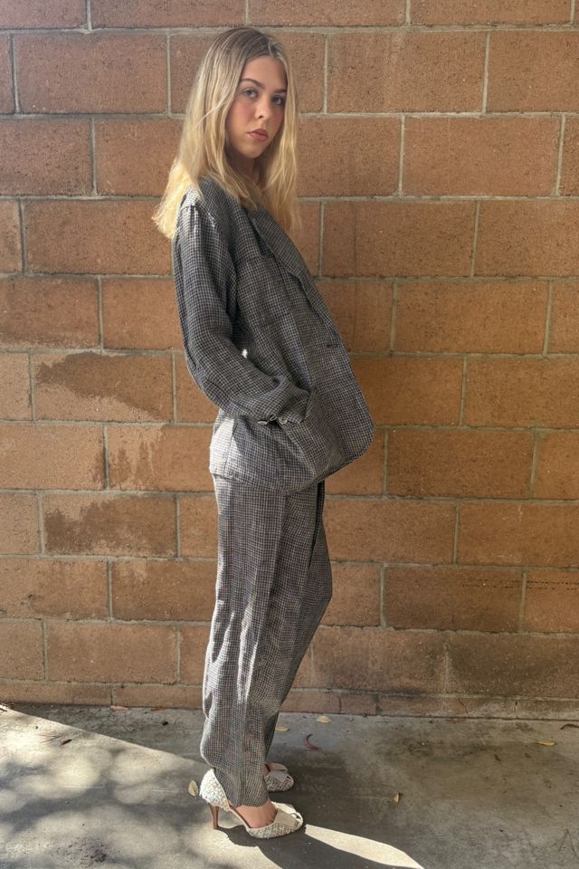 1990's Emanuel Ungaro Relaxed Linen Pant Suit Selected by Personal Choice #2