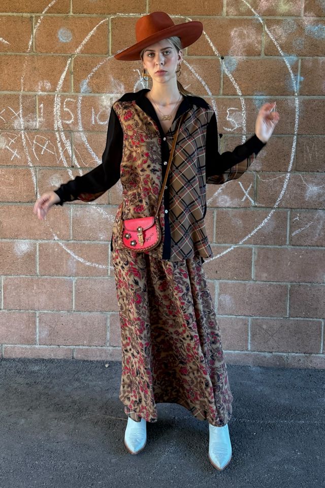 1990s Koos of Course! Reversible Skirt Semi Sheer Set Selected by Personal Choice #1
