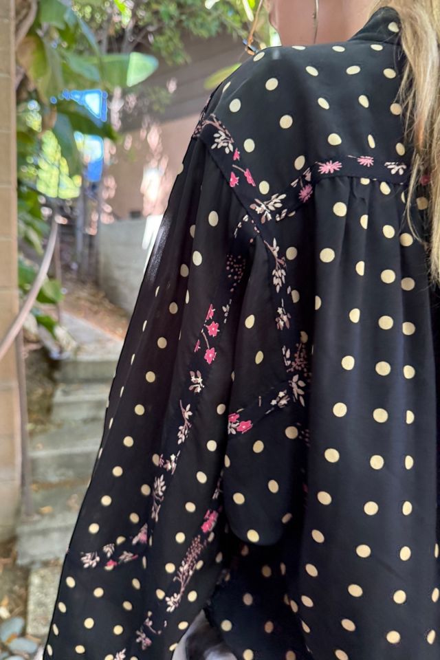 1990s Koos van den Akker Full Skirted Polka Dot Maxi Dress Selected by Personal Choice #2