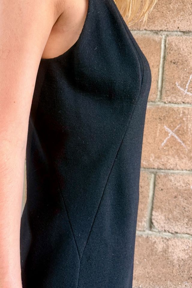 1990s Geoffrey Beene Precisely Seamed Little Black Dress Selected by Personal Choice #3