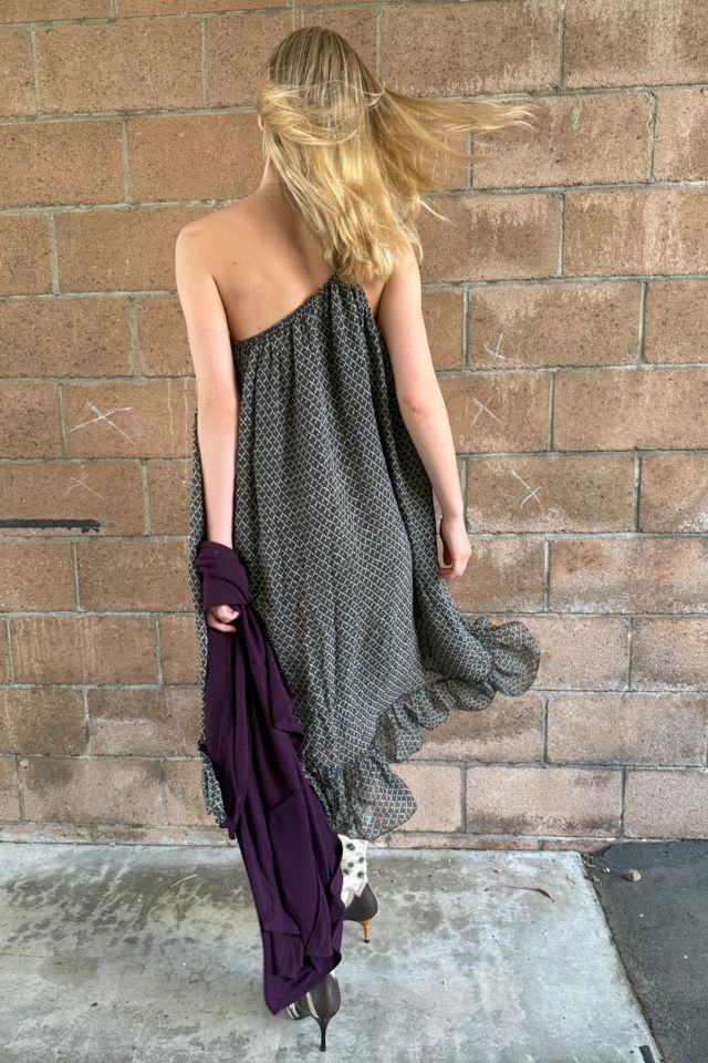 Isabel Marant One Shoulder Ditsy Print Maxi Dress Selected by Personal Choice #3