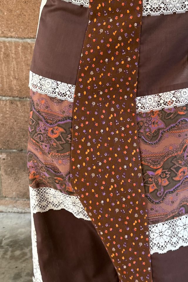 1970s Patchwork Maxi Skirt Selected by Personal Choice #3