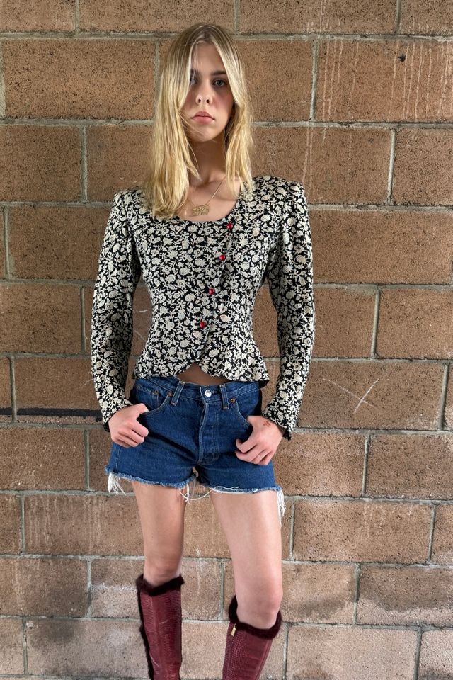 1980s Ungaro Disty Floral Bow Back Selected by Personal Choice #2