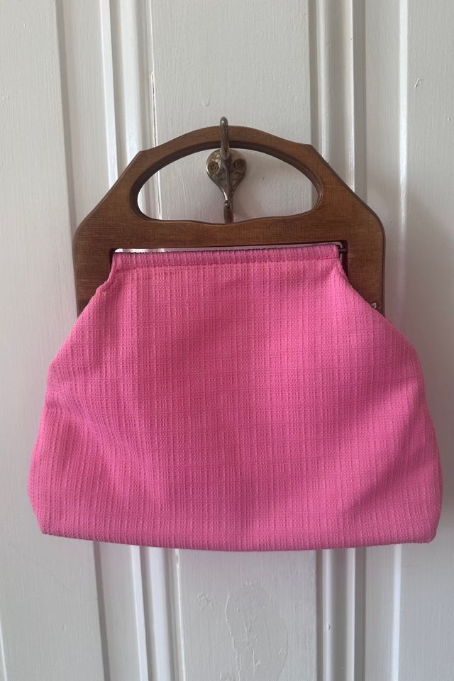 Vintage Hot Pink Monogrammed Bermuda Bag Selected by KA.TL.AK #2